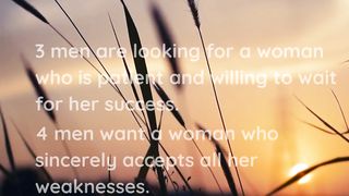 5 things men are looking for