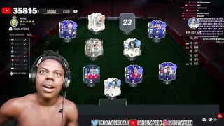 iShowSpeed uses GLITCH to get FREE RONALDO in FIFA 23!!????