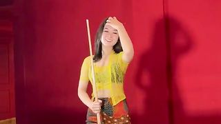 Javanese asian billiard girl