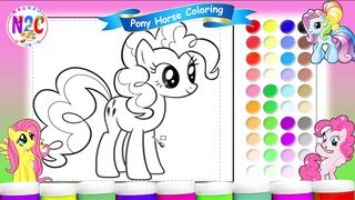 Coloring a Pony: Using Watercolors for a Magical Effect