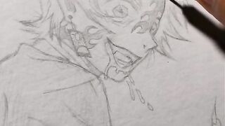 Anime Drawing | Tanjiro Kamado Demon Slayer