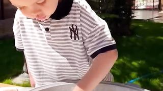 Отличный казан-кебаб от нашего маленького шеф-повара