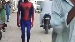 Funny video spider man