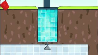 Inversion version Pink wanted to take a shower, but something went wrong #shorts #ytshorts