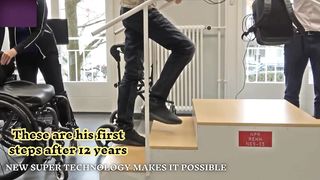 PARALYZED MAN WALK AGAIN AFTER 12 YEARS NEW SUPER TECHNOLOGY MAKES IT POSSIBLE