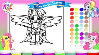Colorful Pony Adventures: A Coloring Journey