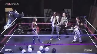 Notorious Mimi vs Stan Stylez in an Intergender Pro Wrestling Match!.