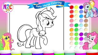 Painting the Pony Meadow: Relaxing Coloring Session