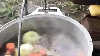 Уха на костре, уже скоро… ????