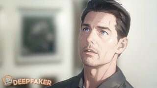 Top gun maverick scene - Anime/spiderverse style.