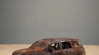 Restoration Lexus Lx570 SUV to Luxury Gold Car