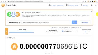 How To Bitcoin Earnings from Cryptotab Browser - How To Earn bonuses Bitcoin up to 10 referral level
