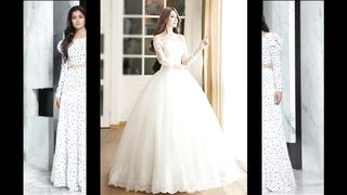 white lehenga