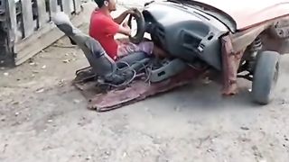 Adventure vehicle is run