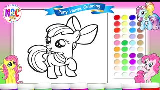 Step-by-Step Pony Coloring Tutorial