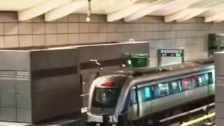 See the lighting in the moving train of Japan, you will enjoy the lighting from outside, you must see it once ????????????????