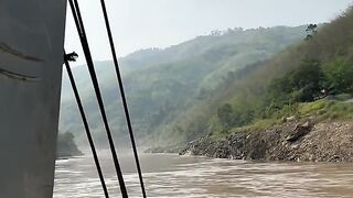 True Myanmar ???????? In the north, after crossing the Mekong River, you will reach the Golden Triangle, which is a place you cannot walk to