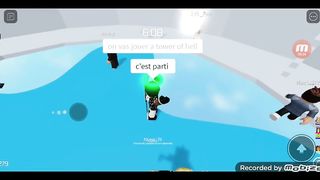 I play tower of hell on Roblox!!