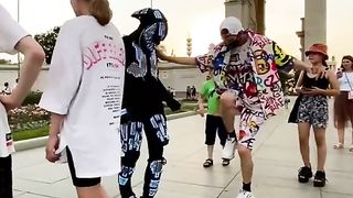 A rousing shuffle dance 8