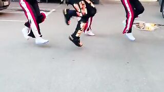 A rousing shuffle dance 19