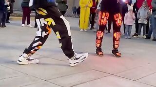 A rousing shuffle dance 17