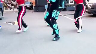 A rousing shuffle dance 29