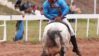 The man on the horse, mighty and strong