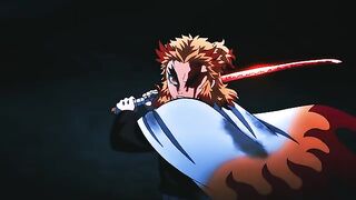 THIS IS 4K ANIME (Rengoku vs Akaza)