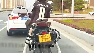Bike funny video girl video