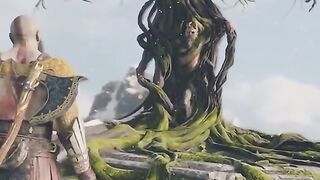 game series,Kratos And Atreus Meet Mimir Scene - God Of War