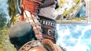 game series Broks REACTION To The BLADES OF CHAOS Full Scene - God Of War.
