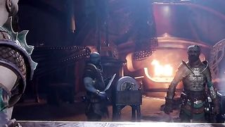 Sindri GIVES Kratos A SECRET WEAPON To Kill GODS Full Scene - God Of War Ragnarök