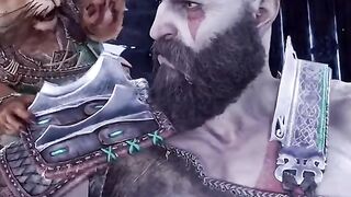 Kratos MEETS Ratatoskr Full Scene - God Of War Ragnarök