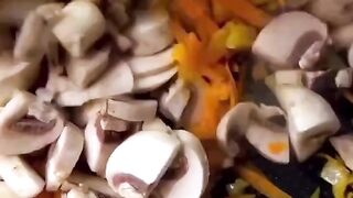 Рецепт#суп крем с грибами и фрикодельками