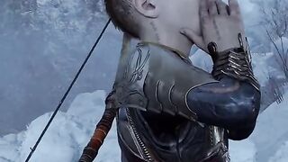 Atreus CALLS The World Serpent (Jormungandr) - God Of War Ragnarök