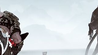 Kratos MEETS Jormungandr (World Serpent), Son Of LOKI - God Of War.