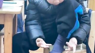 His teacher did not allow the usage of the calculator in the classroom????
