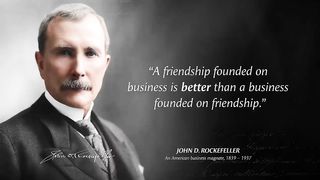 John Rockefeller's Quotes which are better known in youth to not to Regret in Old Age 2