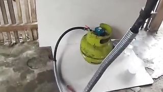 Tutorial mengecat menggunakan gas