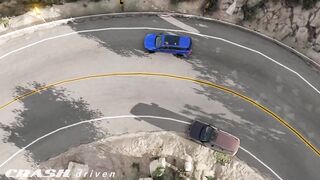 Street Racing Car Crashes #65 - BeamNG