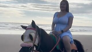 Sunset asian girl