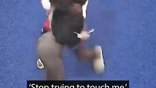 Brave woman fights off male attacker while alone at gym - USA TODAY #Shorts. 2