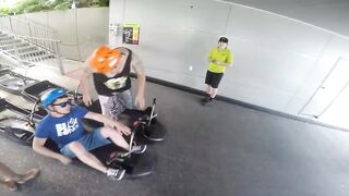 Rotorua high speed luge race