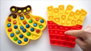 Satisfying Video - DIY Toys Pop it Short compilation - Fidget Trading All M&M Pop it Toy