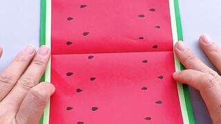 WATERMELON ???? CRAFT WITH PAPPER