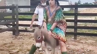 DONKEY KE SAWARI KA MAZA HAY.