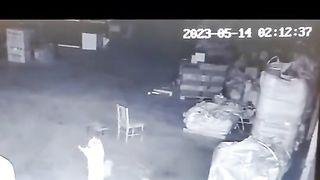 I can't believe the funny scene under surveillance