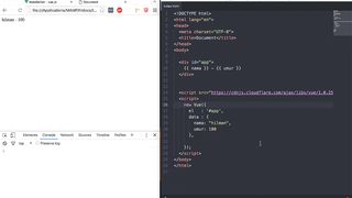 data binding di vue