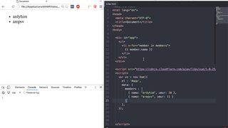 list methods di vue