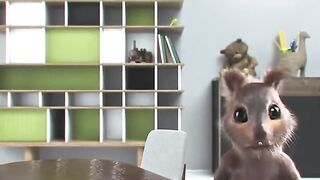 Cute little squirrel